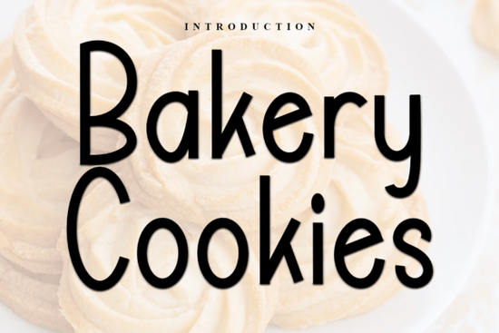 Bakery Cookies Font
